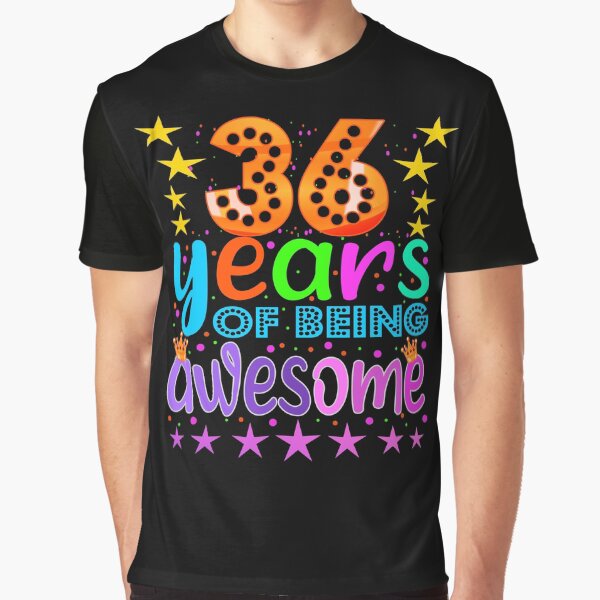 Artikel-Vorschau von 36-Years Of Being Awesome,Happy 36th Birthday., designt und verkauft von homegift11.