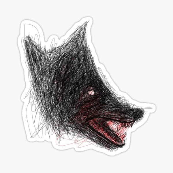 Wolf “Therian” Theta Delta Sticker for Sale by DraconicsDesign