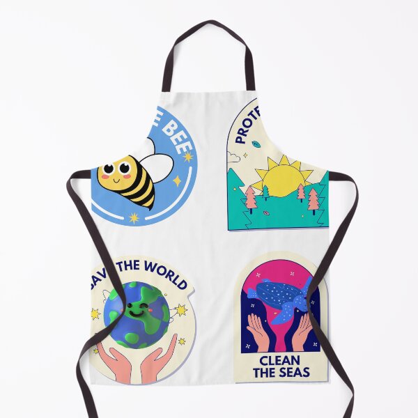 Item preview, Save The Bees, Protect The Trees, Clean The Seas designed and sold by art-and-sticker.