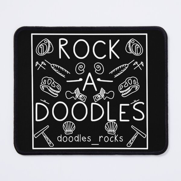 Item preview, Rock A Doodles Logo (white) designed and sold by RockADoodles.