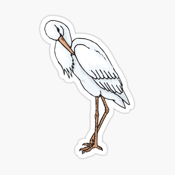 Item preview, egret designed and sold by Animster.