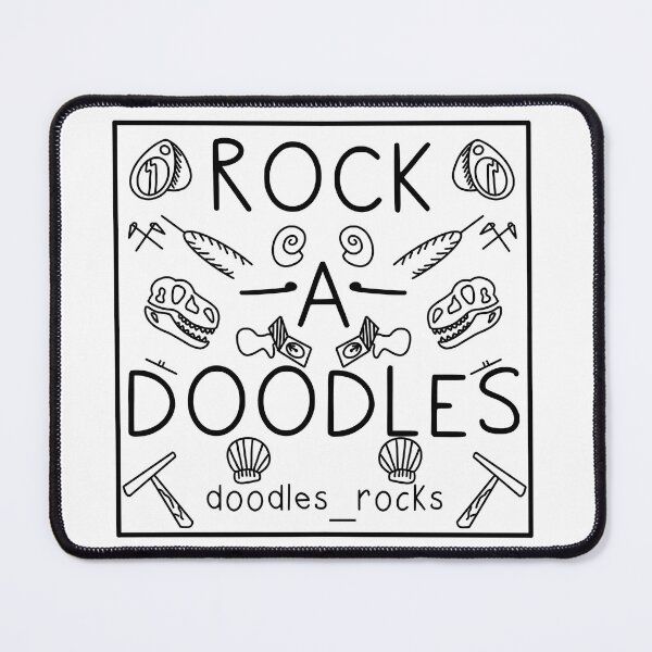 Item preview, Rock A Doodles Logo (black) designed and sold by RockADoodles.