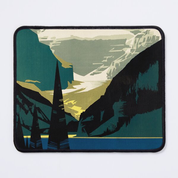 Item preview, Lovely LAKE LOUISE Canadian Rockies Vintage Canada Tourism Travel Poster designed and sold by retroposters.