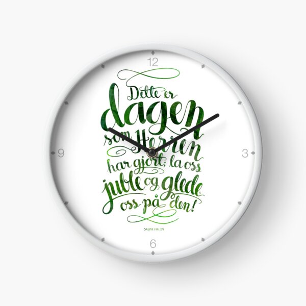 Dette er dagen Clock