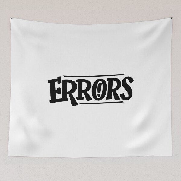 Item preview, Errors! (white) designed and sold by Daluyong.