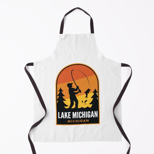 Item preview, Lake Michigan Michigan Fishing designed and sold by HalpinDesign.