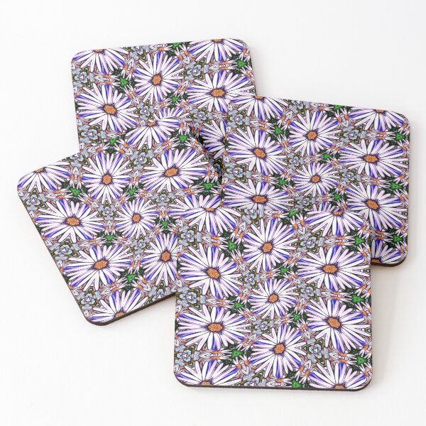 Item preview, White Aster Flower designed and sold by Patternflower.