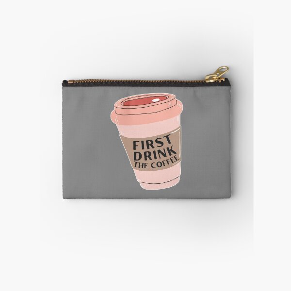 Item preview, First Drink the Coffee designed and sold by KGoPrintables.