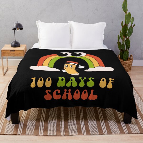 Artikelvorschau, 100 Tage Schule Retro entworfen und verkauft von RockBeeDesigns.