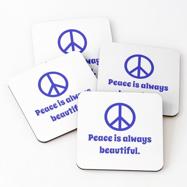 Item preview, Peace Is Always Beautiful designed and sold by CrankyOldDude.