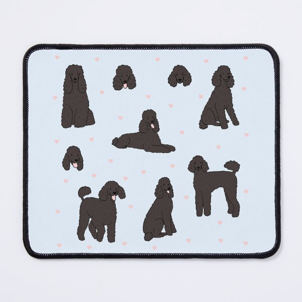Item preview, Cute black poodle dog illustration pack designed and sold by Yarafantasyart.
