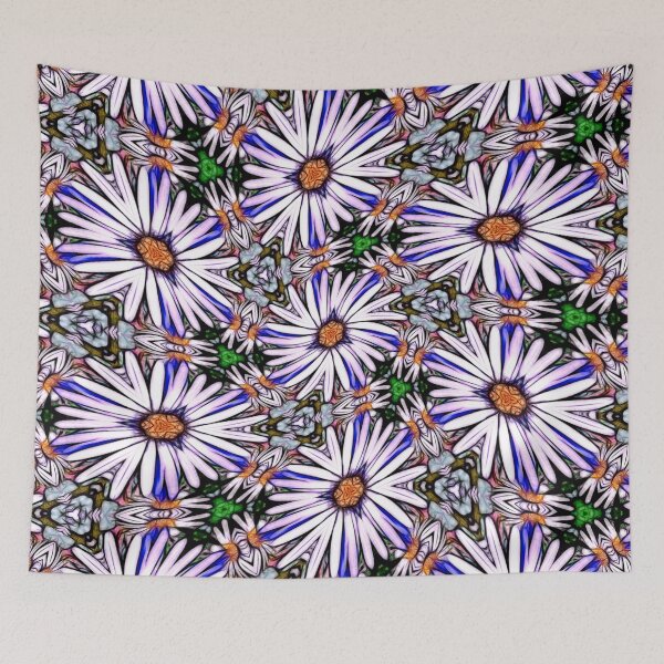 Item preview, White Aster Flower designed and sold by Patternflower.
