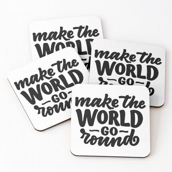 Item preview, Make The World Go Round (white) designed and sold by Daluyong.