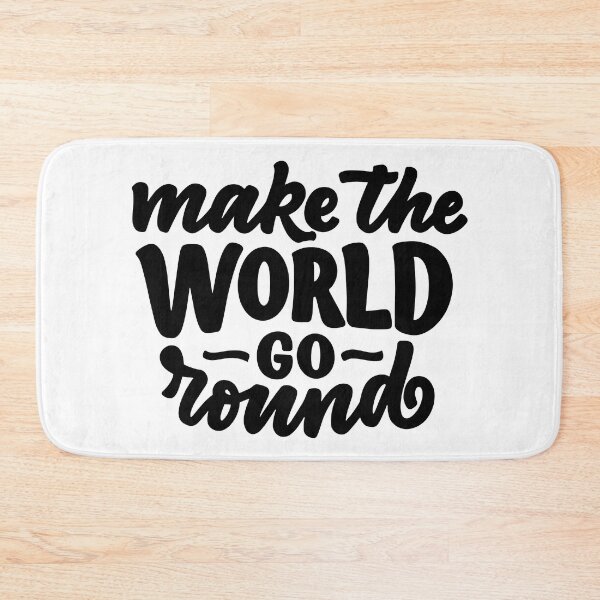 Item preview, Make The World Go Round (white) designed and sold by Daluyong.