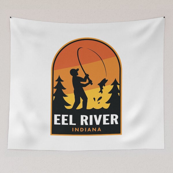Item preview, Eel River Indiana Fishing designed and sold by HalpinDesign.