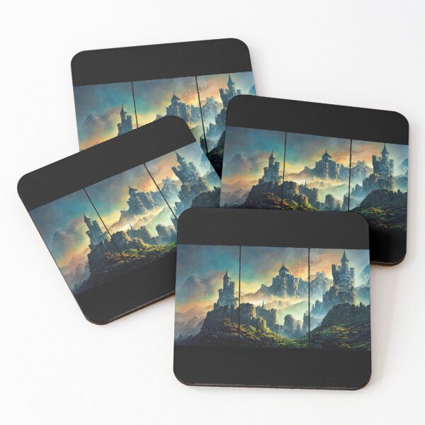 Item preview, Fantasy Castle in the Mountains designed and sold by CreativNode.