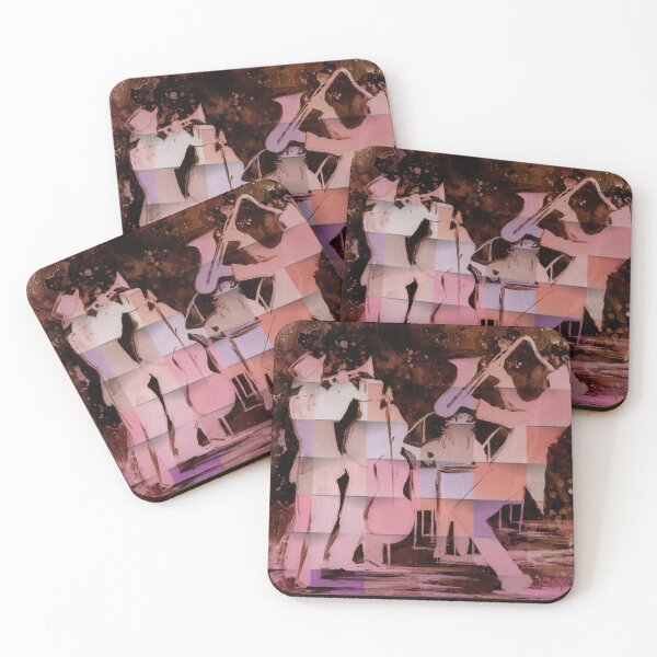 Item preview, Jazz On Pastel Squares designed and sold by Sally peckham.