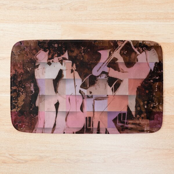 Item preview, Jazz On Pastel Squares designed and sold by Sally peckham.