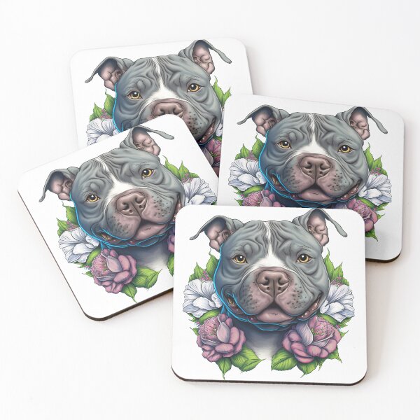 Item preview, American Bully flower shirt dog lover gifts designed and sold by SooNS-Studio.