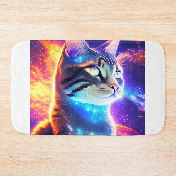 Aperçu de l'œuvre Fascinating Cat In Galactic Style créée et vendue par VitalDesigner.