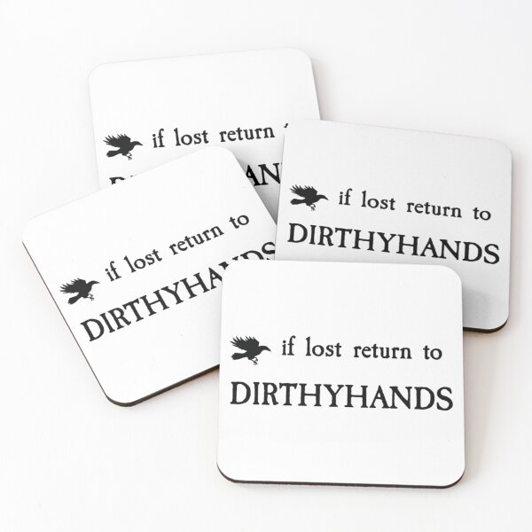 Item preview, IF LOST RETURN TO DIRTHYHANDS Fitted Scoop  designed and sold by garuda221.