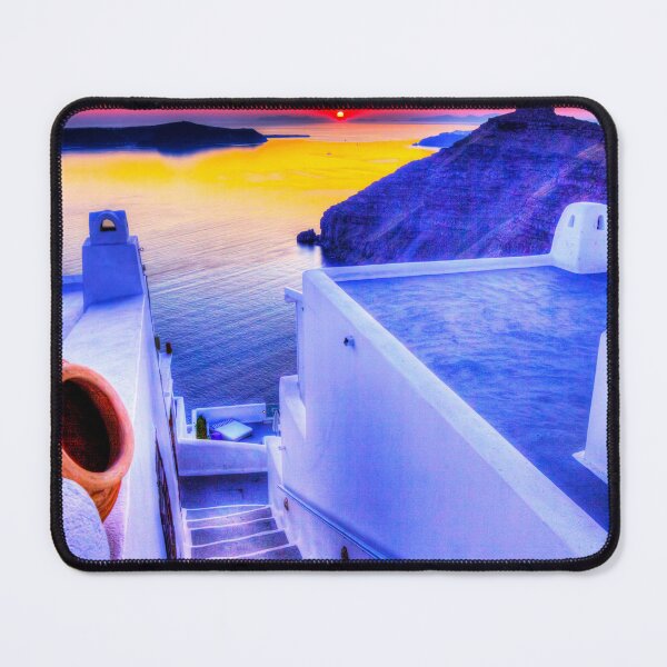 Item preview, Santorini Steps Sunset designed and sold by Paul Thompson Photography.