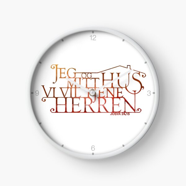 Jeg og mitt hus Clock
