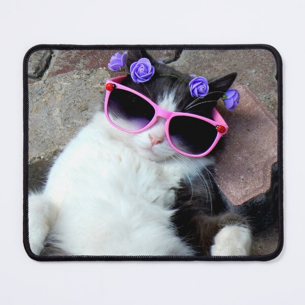 Item preview, cat with glasses designed and sold by Batartiste.
