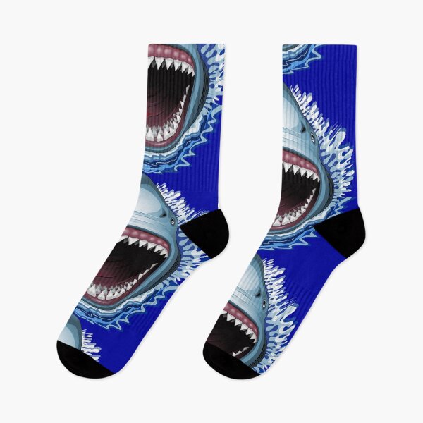 Item preview, Shark Jaws Attack designed and sold by BluedarkArt.