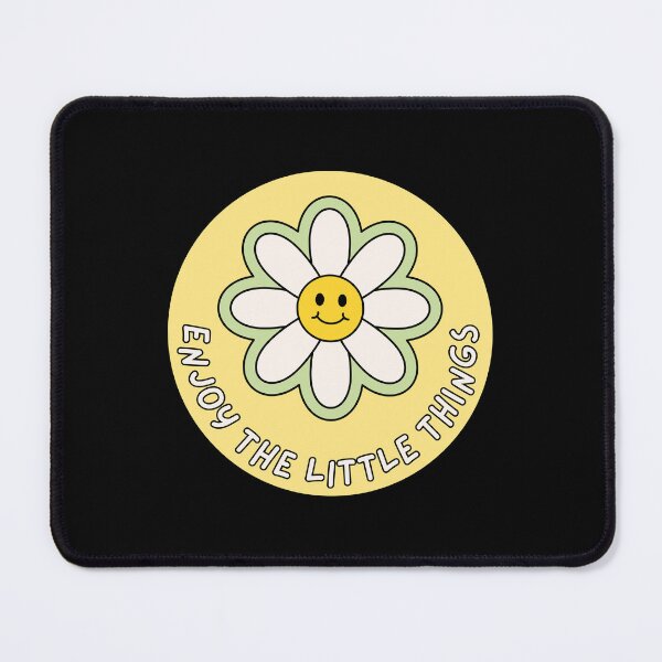Item preview, Enjoy the Little Things Floral Motivational Quote designed and sold by Oceanarium.
