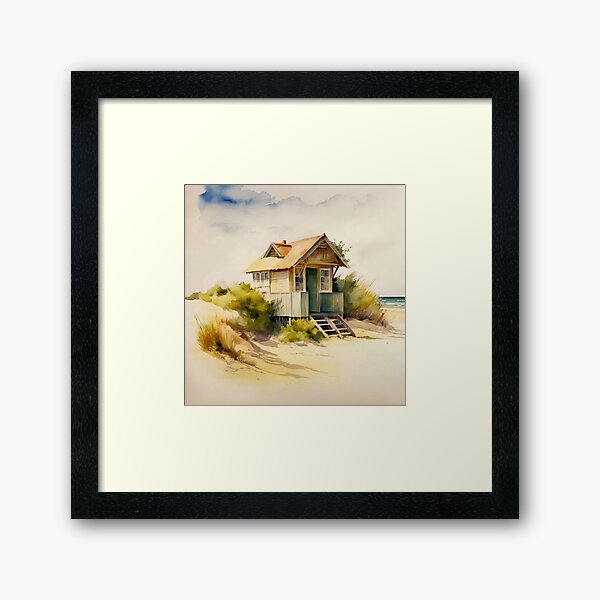 Item preview, Wooden Beach Hut designed and sold by Wall-Art-Design.