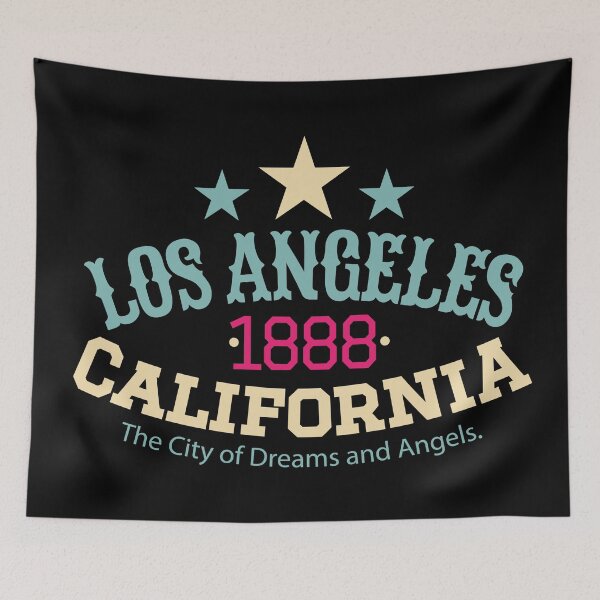 Item preview, Los Angeles California 1888 - Los Angeles College style logo designed and sold by Boogosh.