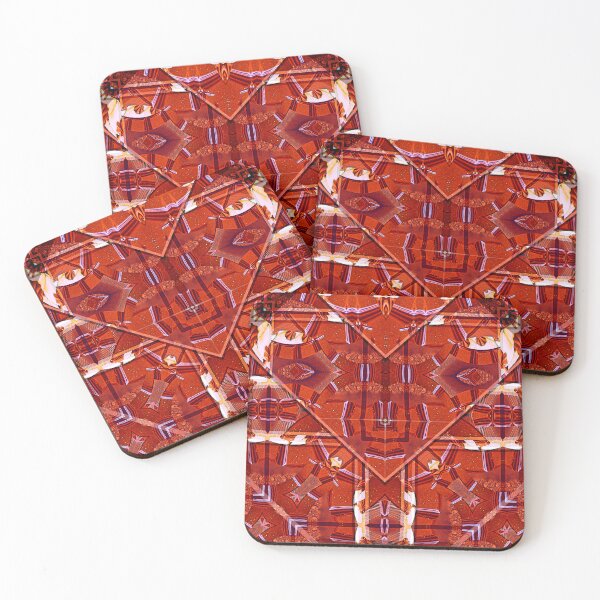 Item preview, *FUNNY ABSTRACT TRIBAL GEOMETRIC CHOCOLATE MILK PATCHWORK PAINTING* designed and sold by Ralek.
