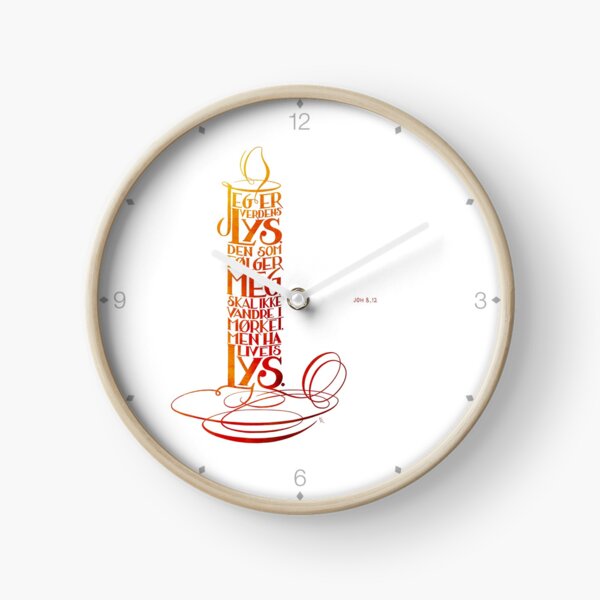 Jeg er verdens lys Clock