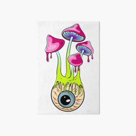Colored Pencil Eyeball With Veins Art Board Print for Sale by  ForTheFrogWar