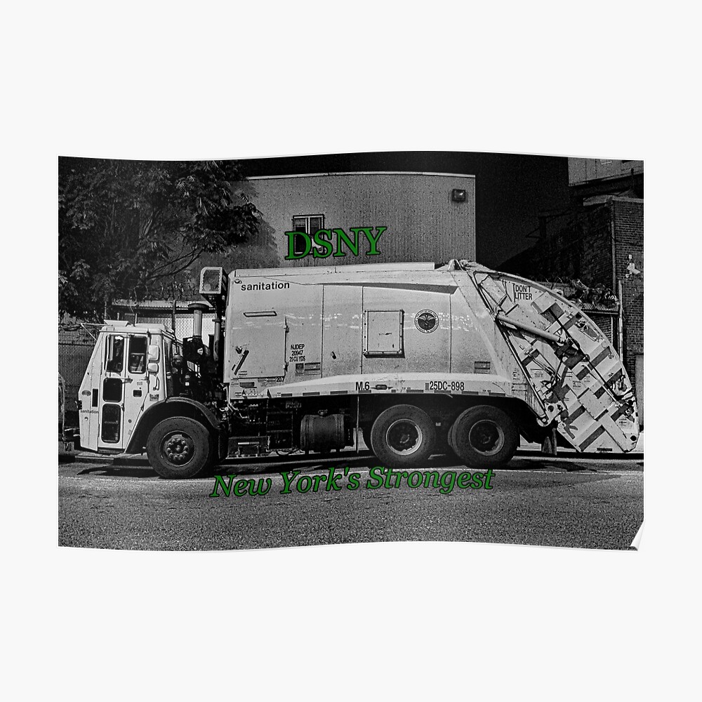 dsny garbage truck hits cyclist