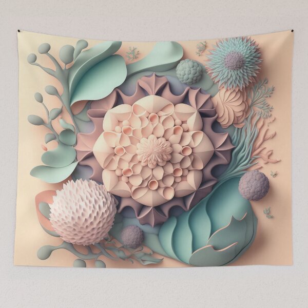 Item preview, Floral Playful Colourful Composition Designs for Home Decor, Wedding, Events Fashion  and Accessories  designed and sold by RAGANADesign.
