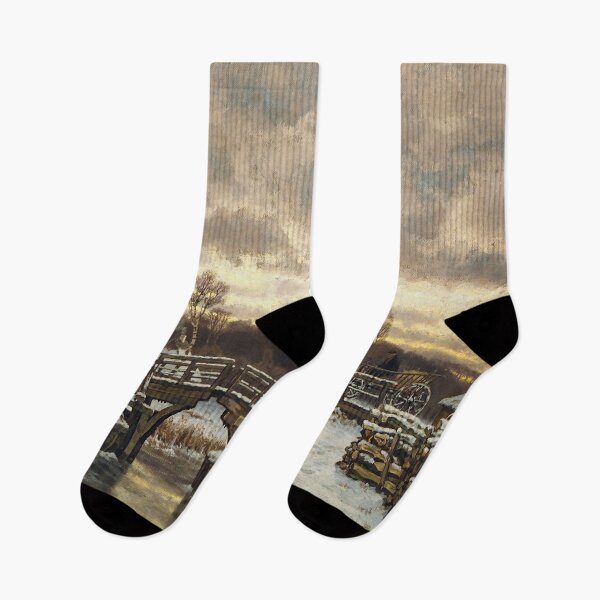 Item preview, Winter scenery - Winter in Markgrafenneide by Karl Malchin designed and sold by AR-shop.