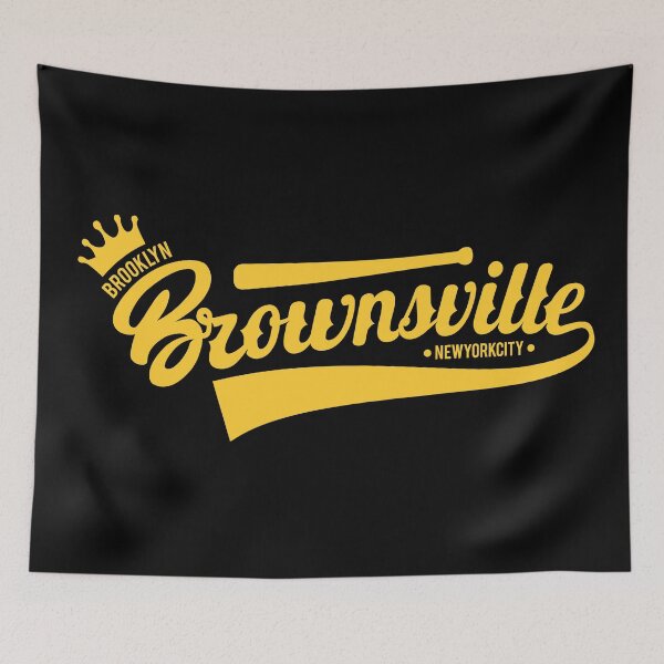 Item preview, Brownsville New York Brooklyn - Brownsville Brooklyn Lettering - Vintage Brownsville Logo designed and sold by Boogosh.