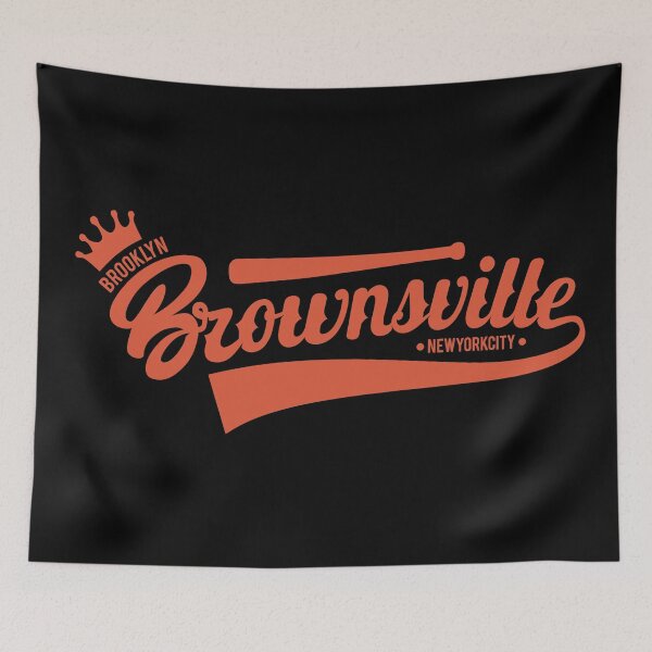 Item preview, Brownsville New York Brooklyn - Brownsville Brooklyn Lettering - Vintage Brownsville Logo designed and sold by Boogosh.