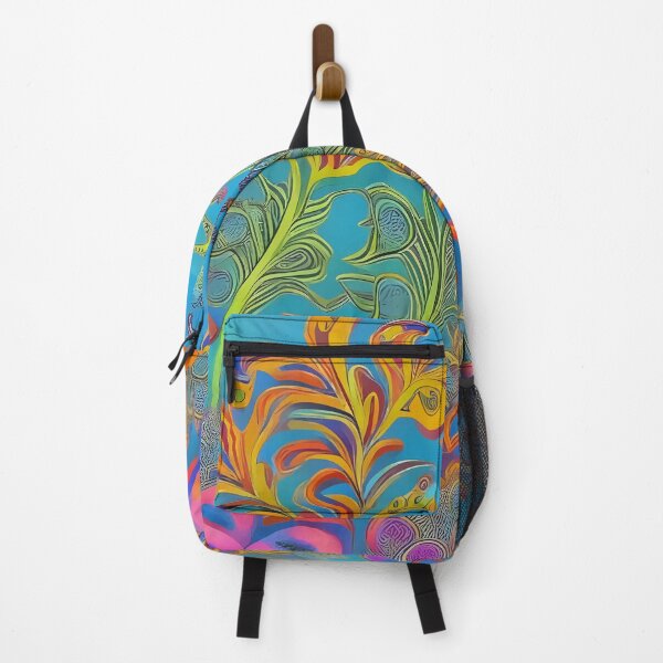 Item preview, Psychedelic colourful happy mood abstract designed and sold by Stratomi.
