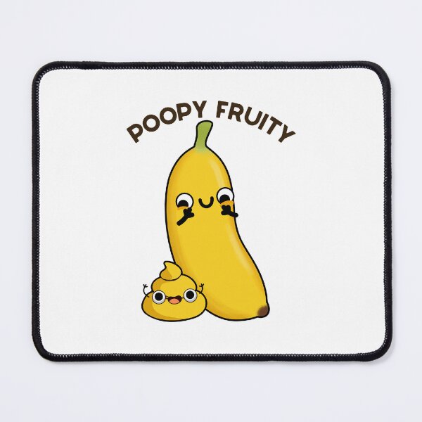 Item preview, Poopy Fruity Funny Fruit Banana Puns designed and sold by punnybone.
