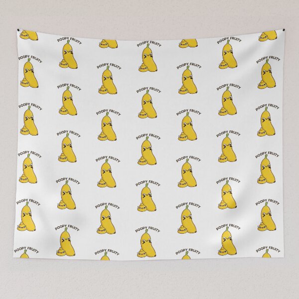 Item preview, Poopy Fruity Funny Fruit Banana Puns  designed and sold by punnybone.