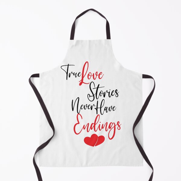 Item preview, True Love Stories Never Have Endings Heat Love Design designed and sold by RiyonArts.