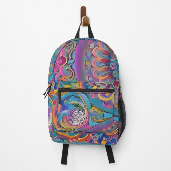 Item preview, Psychedelic colourful happy mood abstract designed and sold by Stratomi.