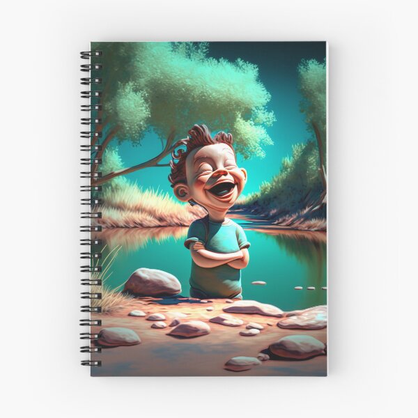 Item preview, Child playing in the creek - Comic designed and sold by Globuwear.