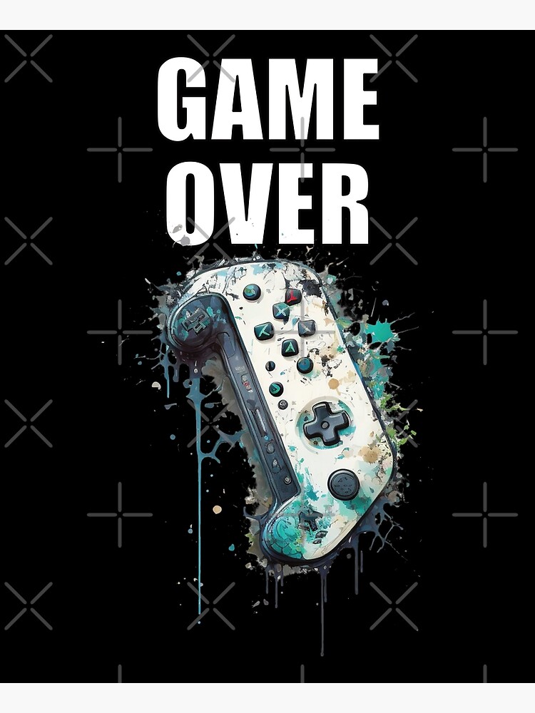 Broken game PC, I'm totally PC game over.  Sticker for Sale by DEGryps