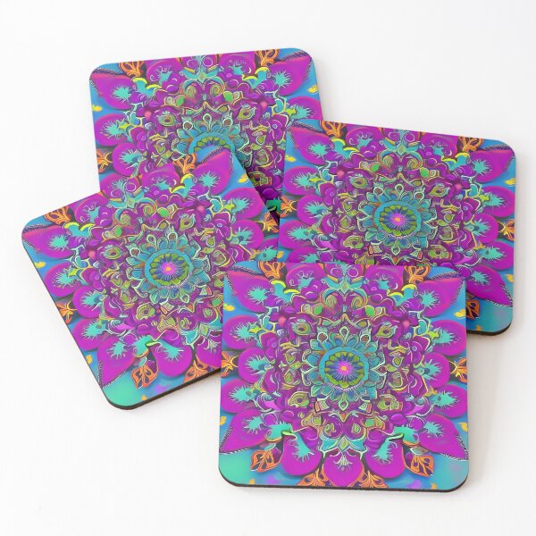 Item preview, Psychedelic colourful happy mood abstract designed and sold by Stratomi.