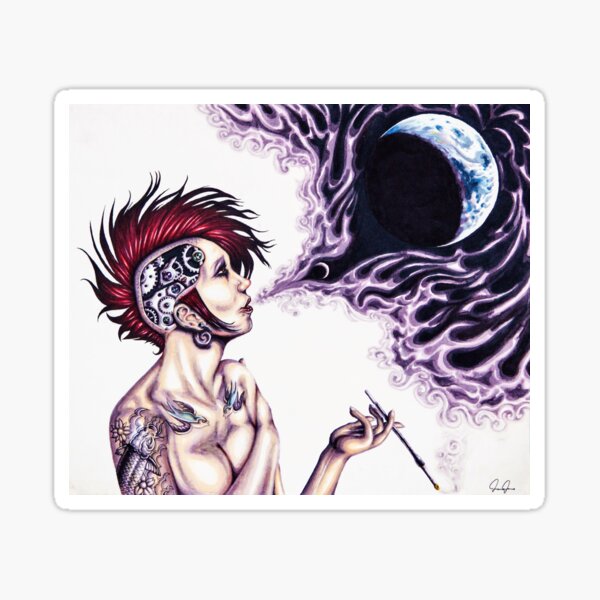 Inhale, Exhale Sticker