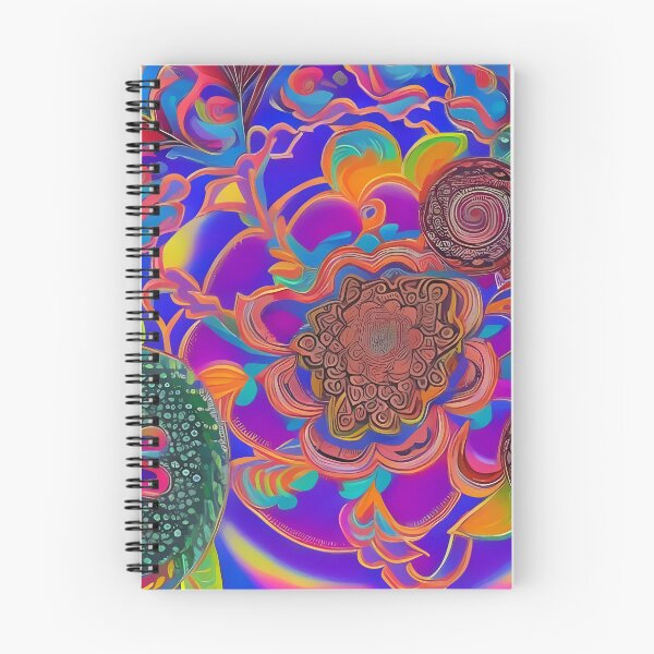 Item preview, Psychedelic colourful happy mood abstract designed and sold by Stratomi.